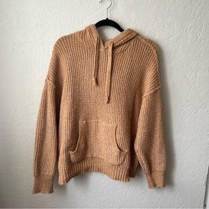 American Eagle Tan Brown Hoodie Size Small